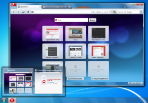 Скриншот Opera 10.50 - Windows 7